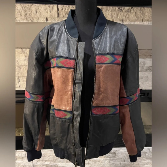 Phase 2 size Large Man's leather jacket - Picture 1 of 14